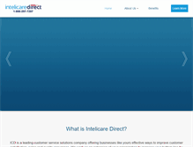 Tablet Screenshot of intelicaredirect.com